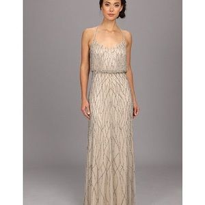 Adrianna Papell beaded gown